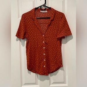Abercrombie & Fitch polka dot blouse - Size M